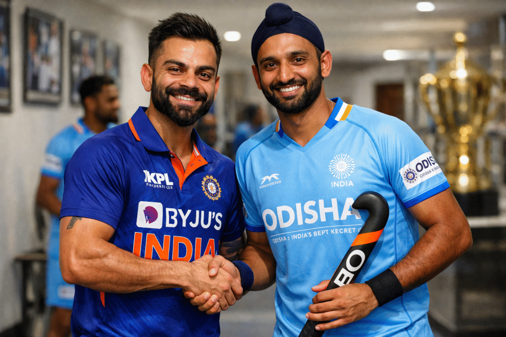 Virat Kohli Meets Harmanpreet Singh: Indian Hockey Captain Shares Memorable Experience Indian men’s hockey team captain Harmanpreet Singh recently shared his memorable experience of meeting cricket icon Virat Kohli