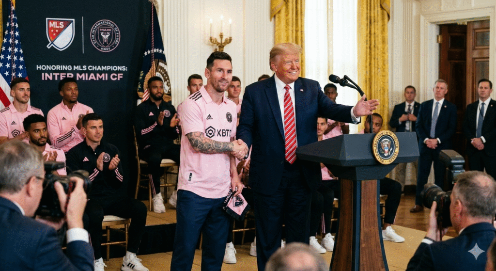 Lionel Messi’s White House Visit With Donald Trump Sparks Political Debate