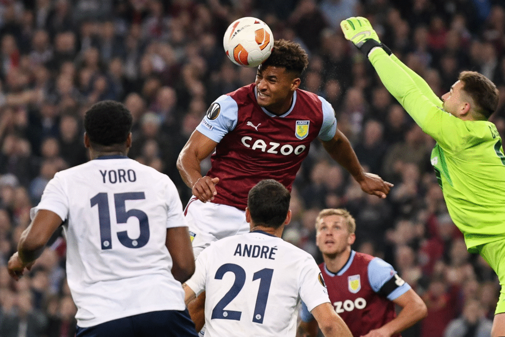 Ollie Watkins Header Gives Aston Villa Edge Over Lille in Europa League Round of 16
